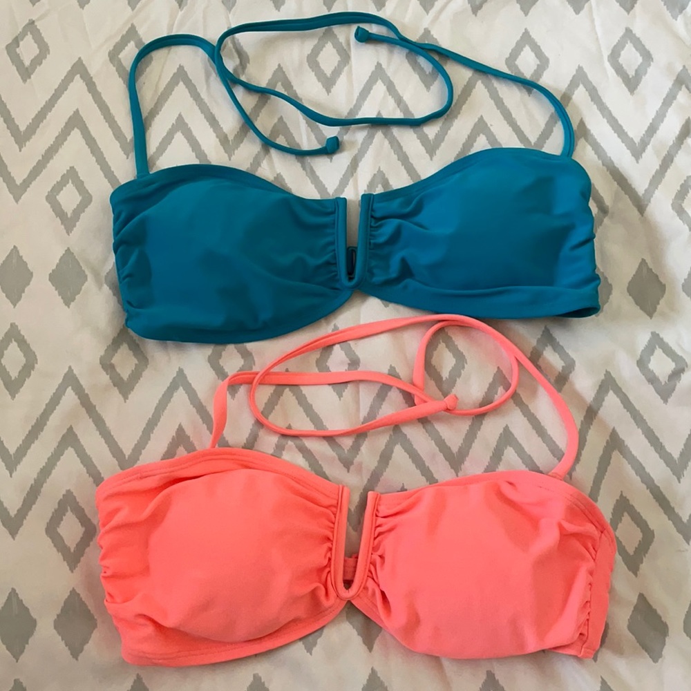 2 bikini tops